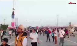 حال و هوای ورزشگاه لوسیل قبل از شروع فینال جام جهانی/ تشویق لیونل مسی توسط هواداران آرژانتین