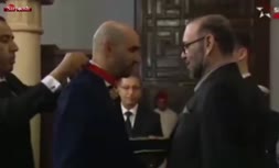 فیلم/ نشان افتخار پادشاه مغرب به بازیکنان مراکش