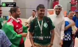 فیلم/ جشن هواداران عربستان و ژاپن بعد از خلق شگفتی در جام جهانی