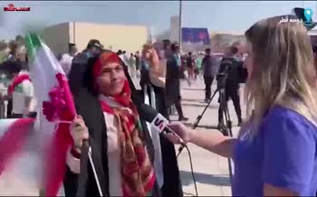 شاهکار جدید از مصاحبه زنی که به قطر رفت/ فرح عبدی کیست؟