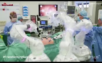 فیلم/ نجات جان مرد 61 ساله توسط ربات جراح