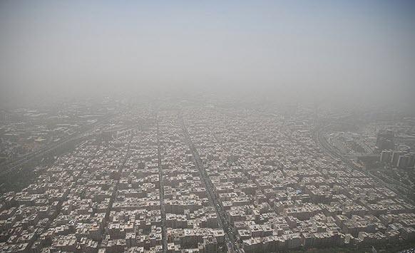 وضعیت هوای تهران ۱۴۰۱/۱۰/۱۴,آلودگی هوا