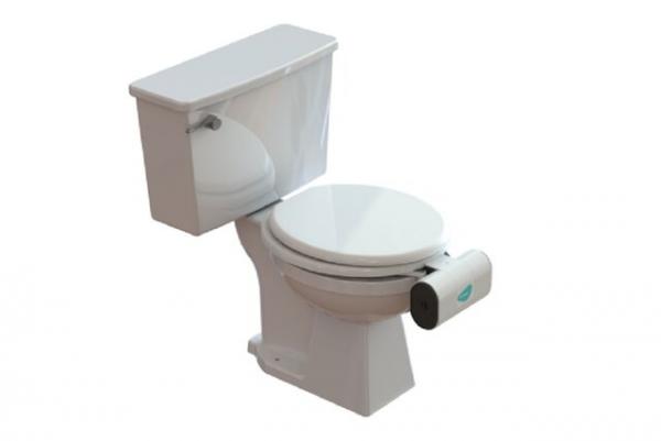 آزمایش در لحظه ادرار با گیره های هوشمند توالت,توالت هوشمند