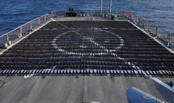 کشف و ضبط محموله سلاح به مقصد یمن در دریای عمان,ضبط محموله سلاح ارسالی به یمن