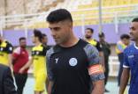 ظهور سوارز در لیگ دسته یک فوتبال ایران,گاز گرفتن دروازه‌بان استقلال ملاثانی