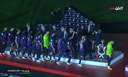 فیلم/ مراسم اهدای سوپرجام اسپانیا به بارسلونا