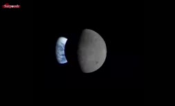 اتشار ویدیوی هیجان‌انگیز کپسول اوریون از طلوع زمین از پشت ماه
