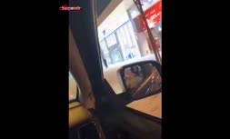 فیلم/ اسکورت جورجینا با تیم امنیتی رونالدو در خیابان‌های ریاض