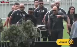 فیلم/ مراسم تشییع پیکر پله در برزیل