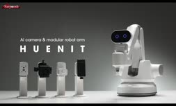 فیلم/ بازوی رباتیک همه کاره HUENIT با توانایی‌های بسیار؛ از تهیه قهوه تا چاپ سه‌بعدی