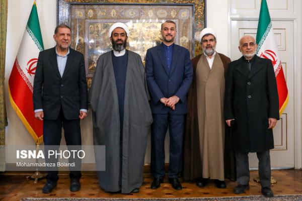 حسین امیر عبداللهیان,دیدار وزیر خارجه با ۴ نماینده تحریم شده مجلس شورای اسلامی