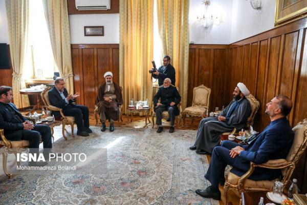 حسین امیر عبداللهیان,دیدار وزیر خارجه با ۴ نماینده تحریم شده مجلس شورای اسلامی