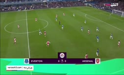 فیلم/ خلاصه دیدار اورتون 1-0 آرسنال (هفته بیست و دوم لیگ برتر انگلیس)