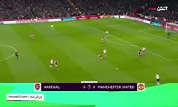 فیلم/ خلاصه دیدار آرسنال 3-2 منچستریونایتد (هفته بیست و یکم لیگ برتر انگلیس)