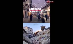 تصاویر وحشتناک از شهر آنتاکیا ترکیه قبل و بعد از زلزله ویرانگر
