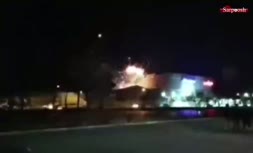 فیلم/ انفجار مهیب در یک مرکز نظامی مربوط به وزارت دفاع در اصفهان