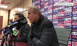 فیلم/ اظهارات جنجالی گل‌محمدی و هاشمی نسب در نشست خبری دیدار فولاد و پرسپولیس
