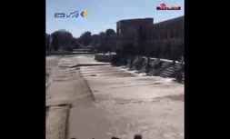 فیلم/ جاری شدن آب در زاینده رود (22 بهمن 1401)