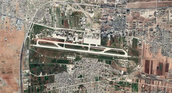 حمله اسرائیل به فرودگاه حلب,انبار مهمات متعلق به سپاه