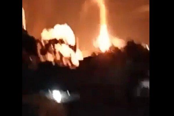 انفجار و حریق گسترده در پایتخت اندونزی,انفجار در اندونزی