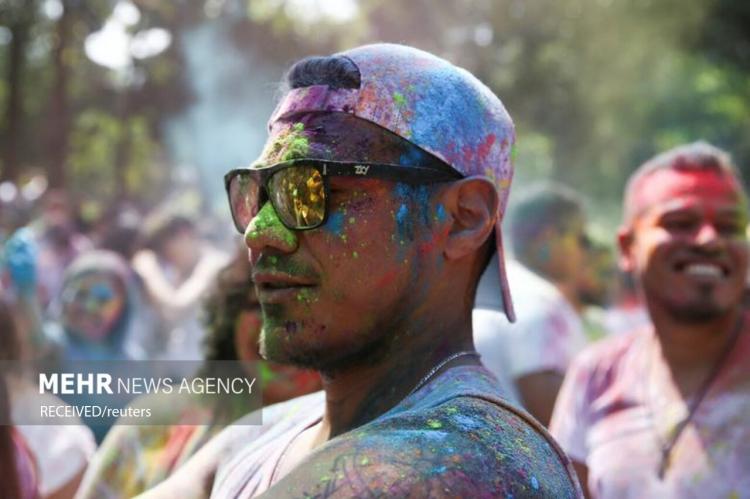 تصاویر جشنواره رنگ‌ها در هند,عکس های جشنواره رنگ‌ها در هند,تصاویر جشنواره هولی در سال 2023