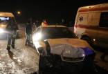 تصادف خودروها,تصادف در جاده های اصفهان
