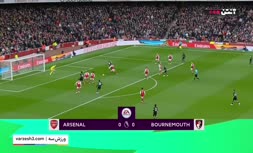 فیلم/ خلاصه دیدار آرسنال 3-2 بورنموث (هفته بیست و ششم لیگ برتر انگلیس)