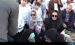 فیلم | سوال خبرنگار صداوسیما از یک دختر جوان در مراسم استقبال از رئیسی: بیکاری آمدی اینجا؟