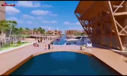 فیلم/ رونمایی از شهر شناور ۲۰۰ میلیون دلاری در کره جنوبی