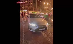 فیلم/ مسافرکشی عجیب یک خودروی لکسوس در دبی!