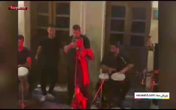 فیلم/ مهدی قایدی در مراسم سنتی خیام‌خوانی بوشهر