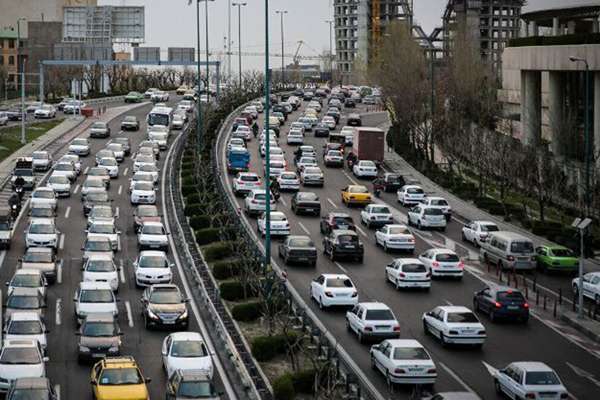 وضعیت ترافیک خودرویی در معابر درون شهری,ترافیک مازندران
