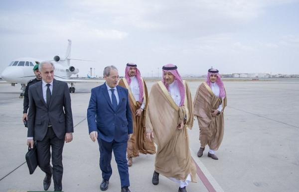 مذاکره عربستان و سوریه,اولین دیدار وزیر خارجه سوریه از عربستان