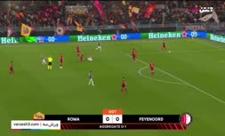 فیلم/ خلاصه دیدار رم 4-1 فاینورد (دور برگشت یک چهارم نهایی لیگ اروپا)