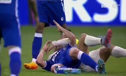 فیلم/ فن کشتی کج رونالدو روی بازیکن الهلال