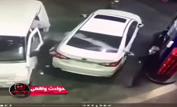 فیلم/ حرکت هوشمندانه مرد در پمپ بنزین برای جلوگیری از سرقت خودرو