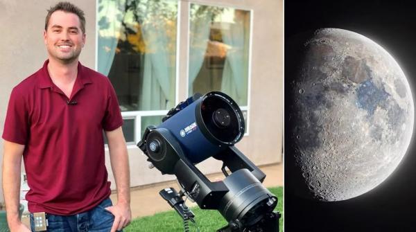 ماه,عکس شگفت انگیز ماه با ترکیب 280 هزار تصویر