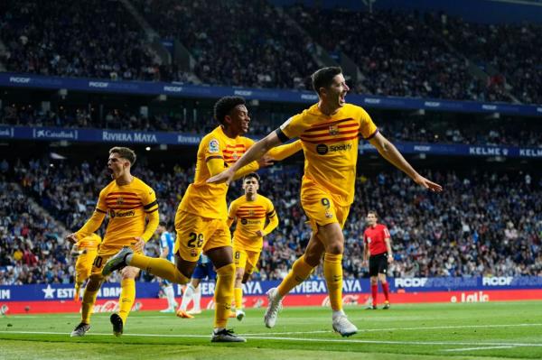 مسابقات فوتبال جهان 24 اردیبهشت 1402,قهرمانی بارسلونا در لالیگا