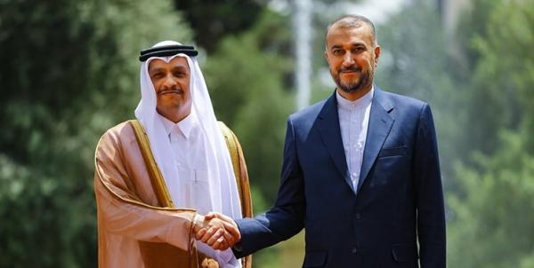 حسین امیر عبداللهیان,گفتگوی تلفنی امیرعبداللهیان با نخست وزیر قطر درمورد اوکراین و مذاکرات احیای برجام