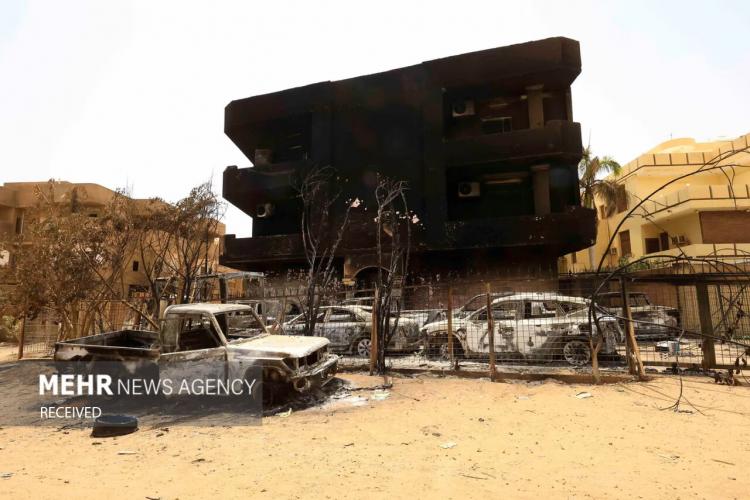 تصاویر درگیری‌های پراکنده در سودان,عکس های کودتا در سودان,تصاویر جنگ داخلی در سودان