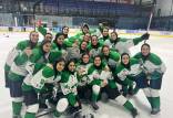 تیم ملی هاکی بانوان,نایب قهرمانی زنان هاکی روی یخ ایران