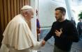 زلنسکی,زلنسکی خواستار حمایت پاپ از طرح صلح