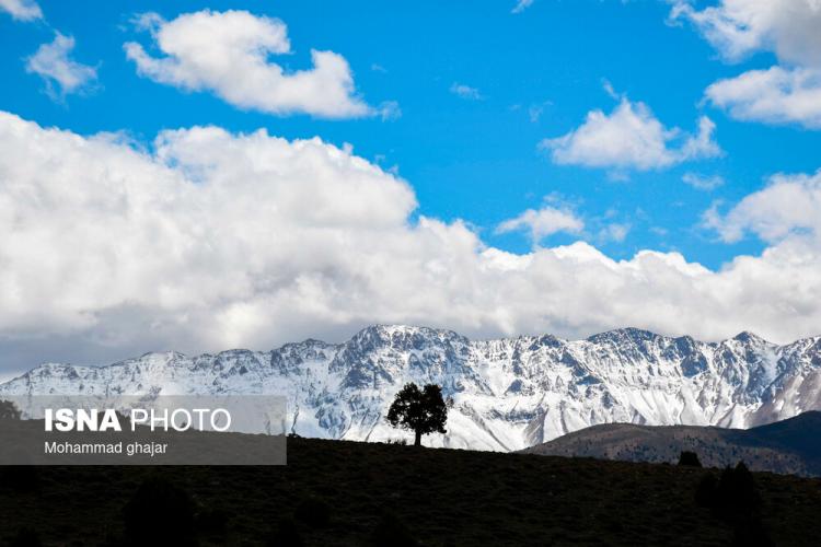 تصاویر سفید پوش شدن ارتفاعات شاهکوه استان گلستان,,عکس های بارش برف در گلستان,تصاویر بارش برف در گلستان