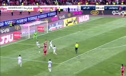 فیلم/ گل سوم پرسپولیس به گل گهر توسط سعید صادقی