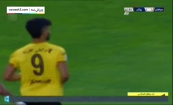 فیلم/ گل دوم سپاهان به پیکان توسط رامین رضائیان