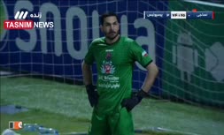 فیلم/ گل سوم پرسپولیس به نساجی توسط سروش رفیعی