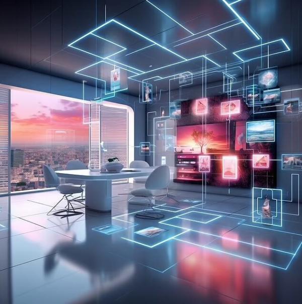 تصاویر هوش مصنوعی از خانه‌ها در سال 2050,خانه های هوشمند