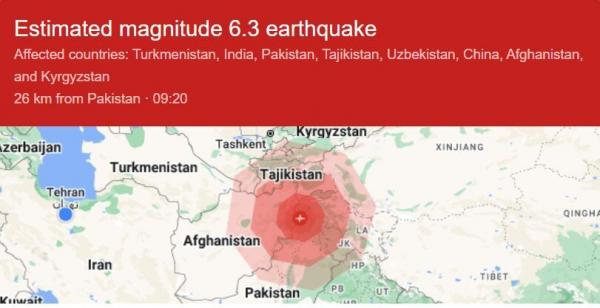 زمین لرزه پاکستان,