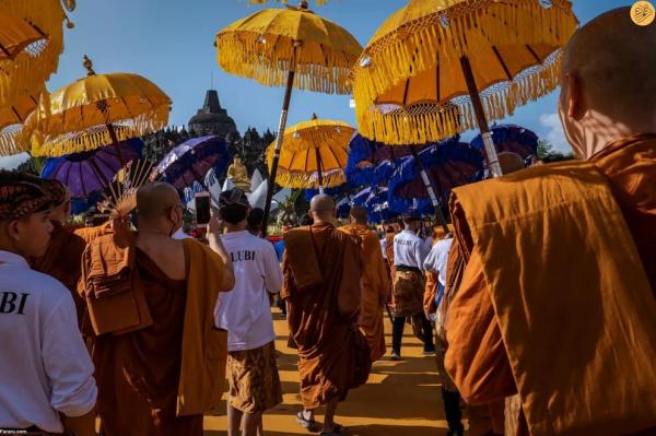 روزتولد بودا,بوداییان دراندونزی