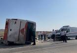 واژگونی اتوبوس زائران عراقی,افزایش فوتی‌های واژگونی اتوبوس زائران عراقی در محور نیشابور به سبزوار